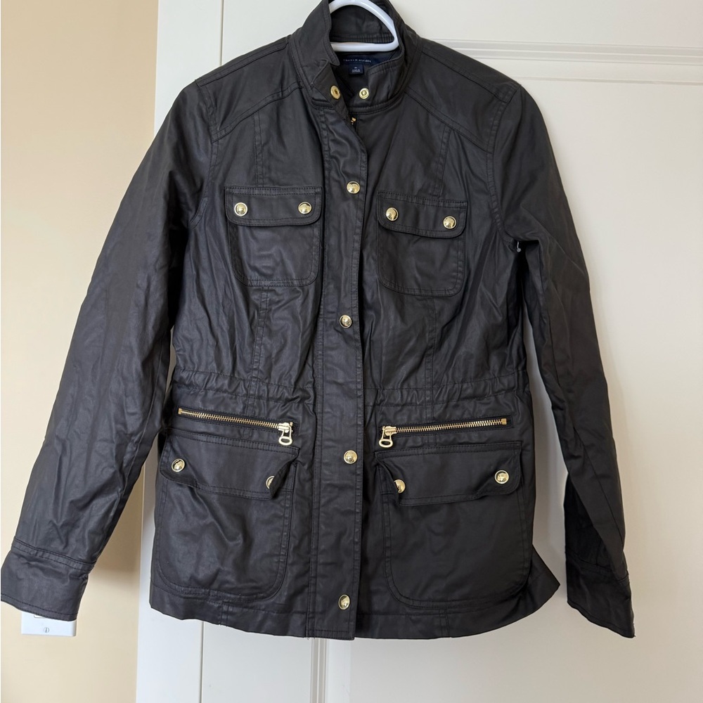 NWOT Tommy Hilfiger Women’s  Black  Utility Jacket